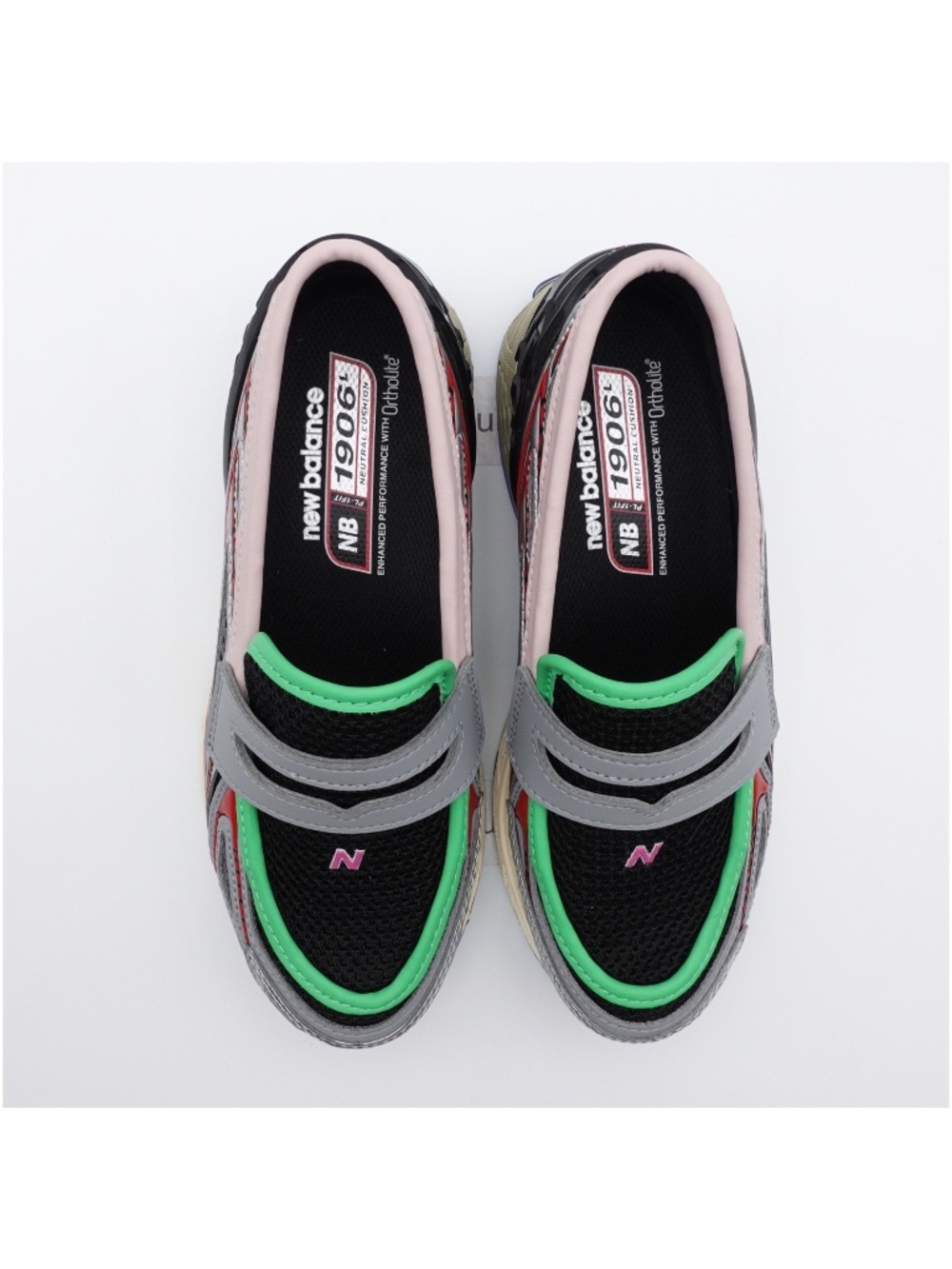 NEW Size 7 Women's New Balance 1906L Loafer Sneakers U190663V Black/Silver - Picture 4 of 7